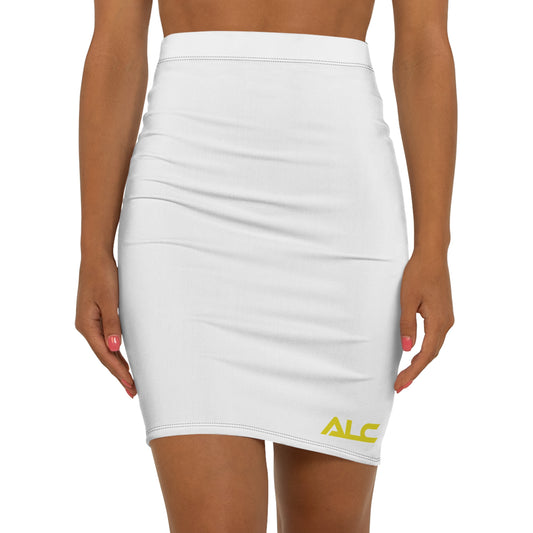 Women's Mid-Waist Pencil Skirt
